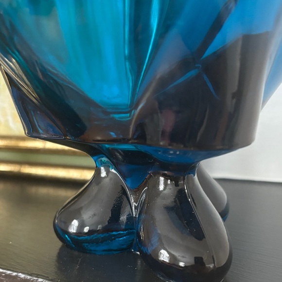 Vintage MCM Viking Glass Candy Jar - Picture 9 of 14